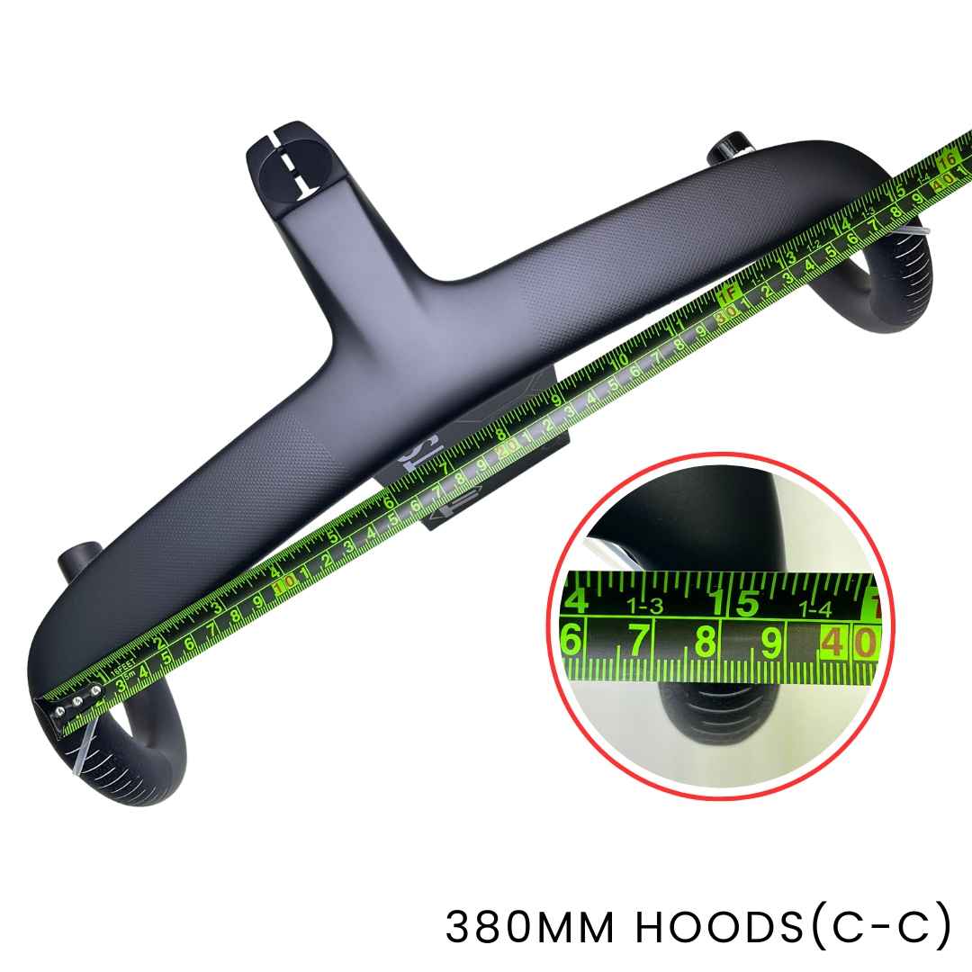 GANNA ANGLE° カーボン一体型ハンドルバー | 320g | Ti-Parts – Ti