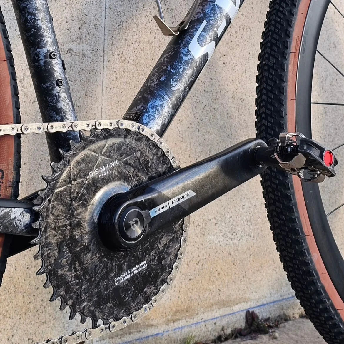 GEMINI RIGEL SRAM 8-bolt Carbon Chainring | Direct Mount, Road/Gravel