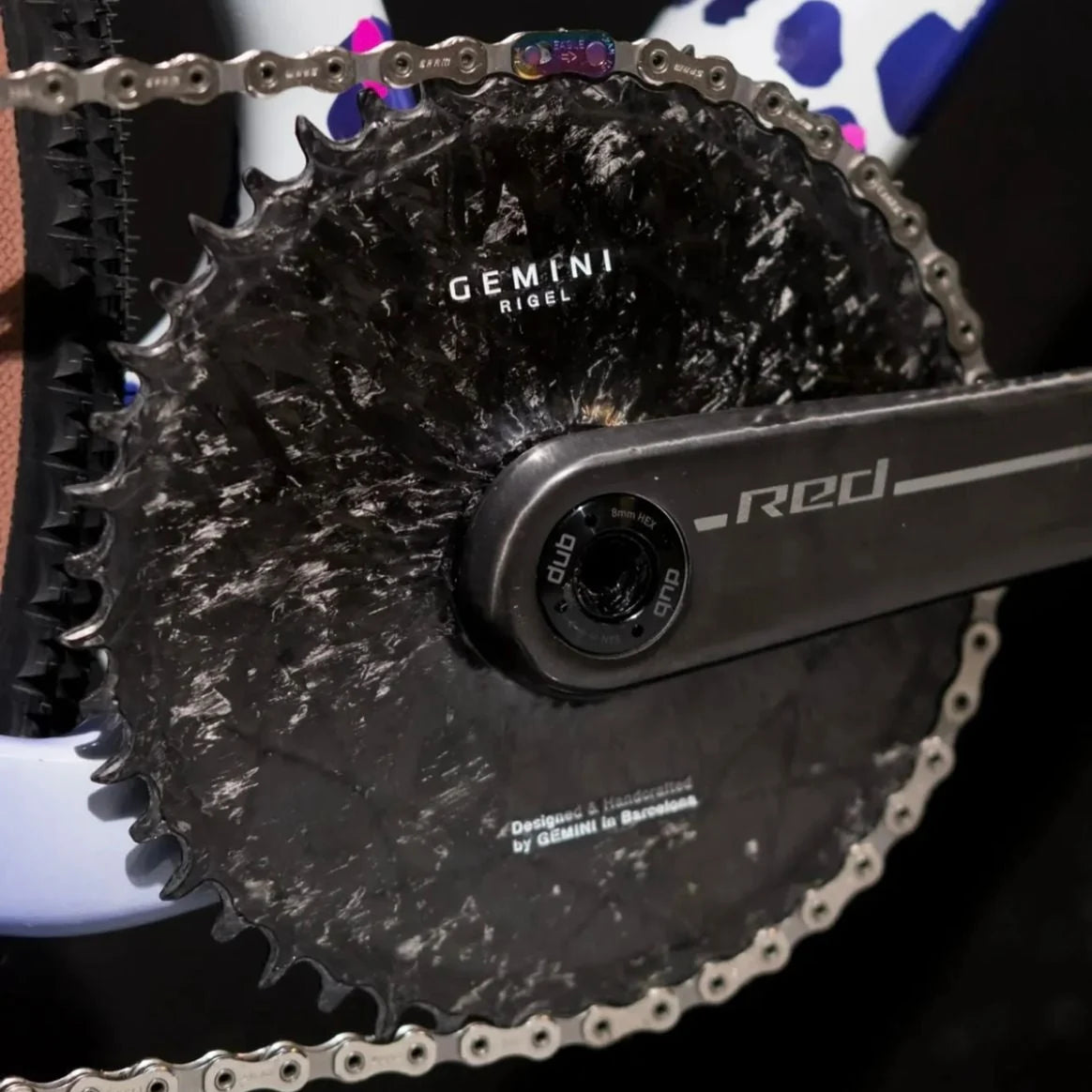GEMINI RIGEL SRAM 8-bolt Carbon Chainring | Direct Mount, Road/Gravel
