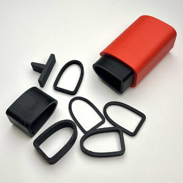 Carbon-ISP-Sattelstützklemme für Giant TCR/Propel – 55 g, Titanschrauben inklusive – Ti-Parts Titanium
