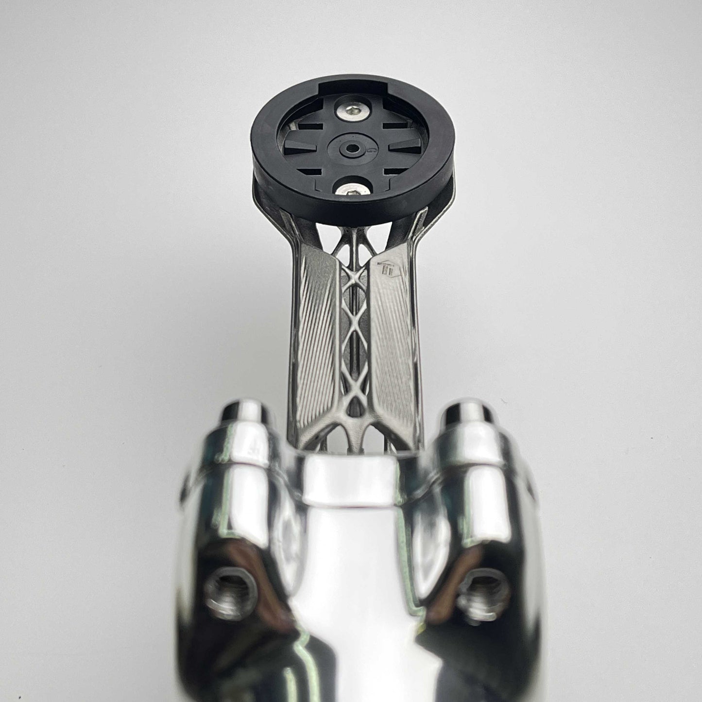Universal Stem Titanium Bike Computer Mount - Club Series | 2-Piece Bar & Stem | Giant