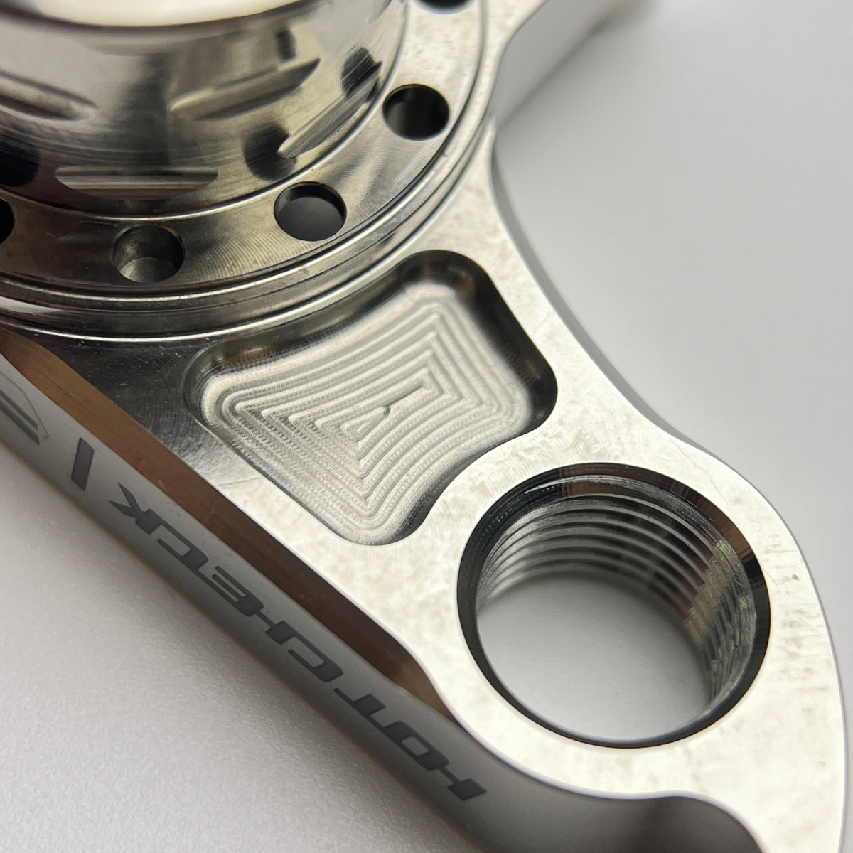 Hot Check x TiParts Titanium Universal Rear Derailleur Hanger (UDH RD Hanger) | Shimano & SRAM