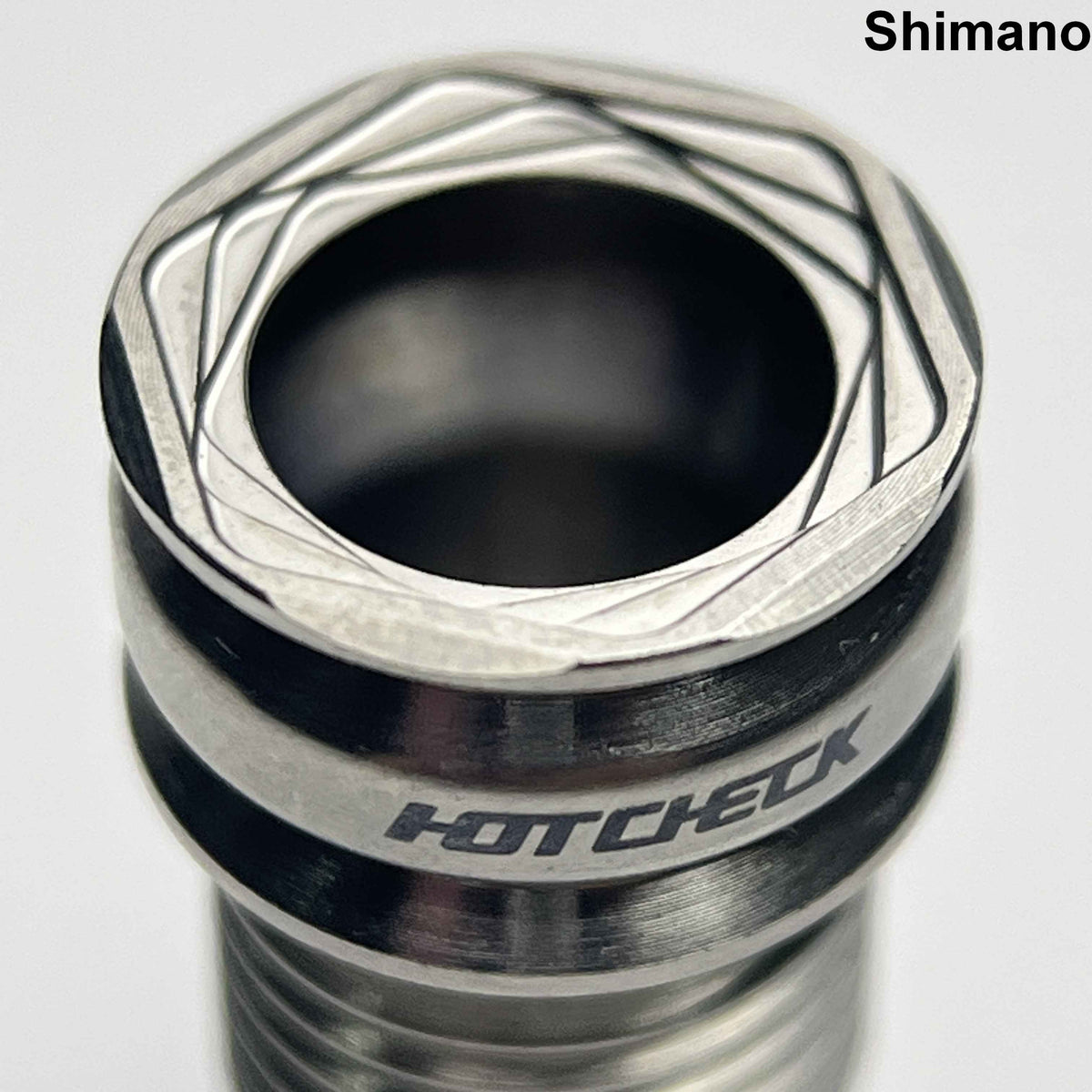 HotCheck x TiParts Titanium bakväxels (RD) ledaxel | Shimano SRAM