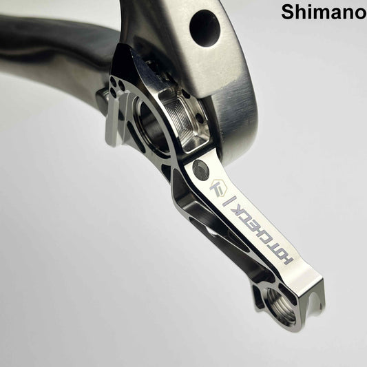 HotCheck x TiParts Tytanowy uniwersalny hak przerzutki tylnej (hak przerzutki UDH) | Shimano & SRAM