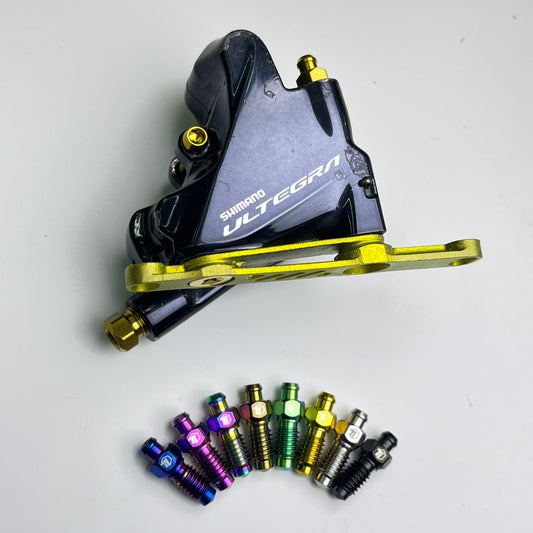 ไทเทเนียม Bleed จุกนม Bolt สำหรับ Shimano M6100 M7000 M9120 M8120 M8100 M8000 M7100 M420 MT200 DEORE SLX xt xtr Saint zee