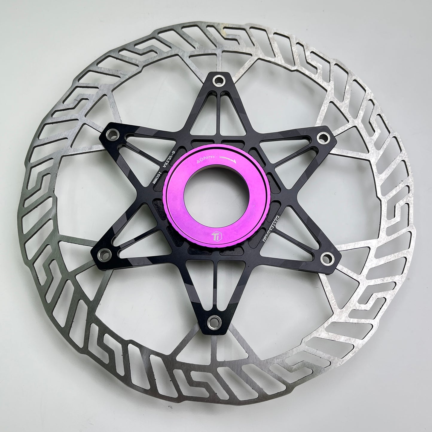 Titanium Centerlock Rotor Lock Ring | Outer Spline | Shimano SRAM