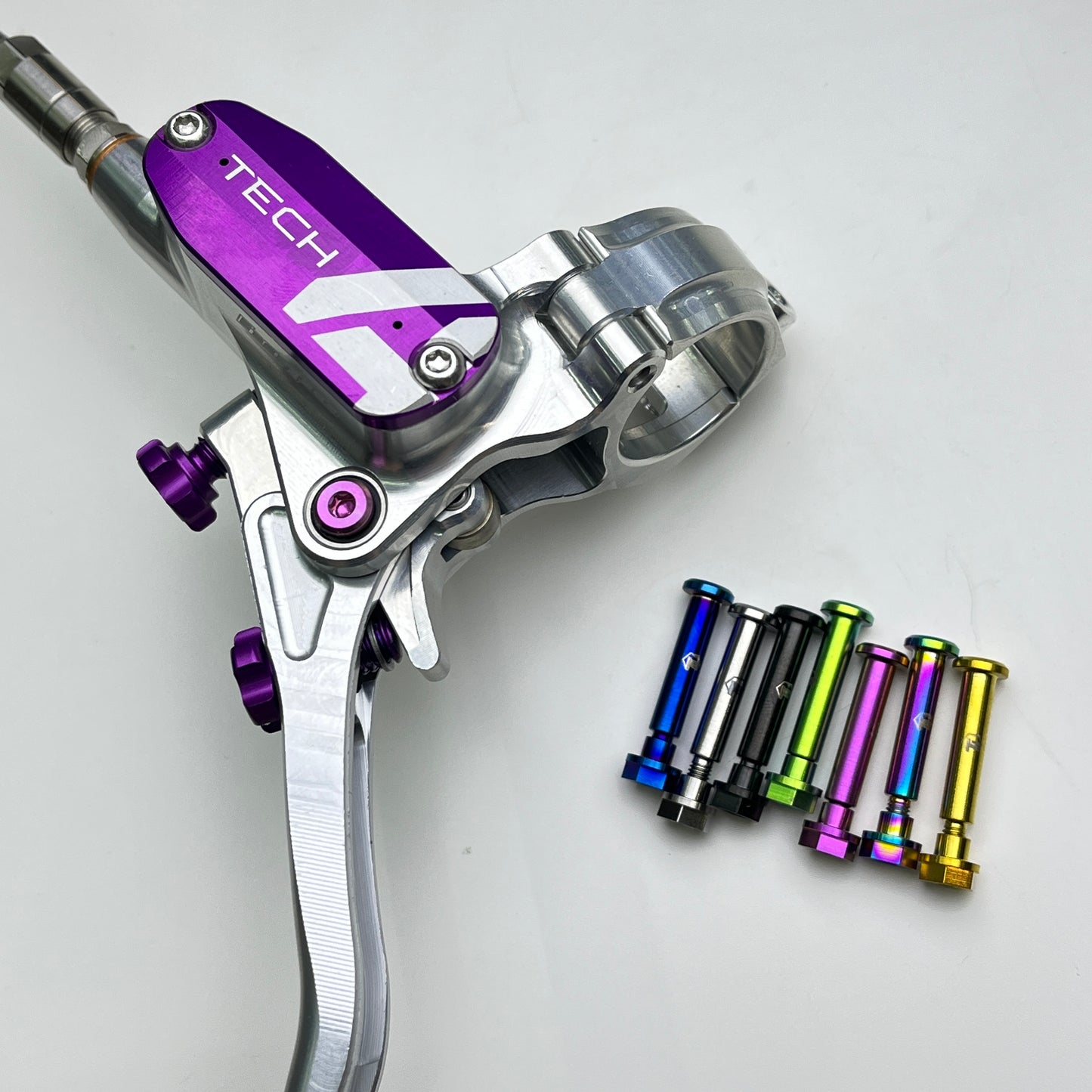 티타늄 호프 테크 4 브레이크 레버 피벗 나사 볼트 | 업그레이드