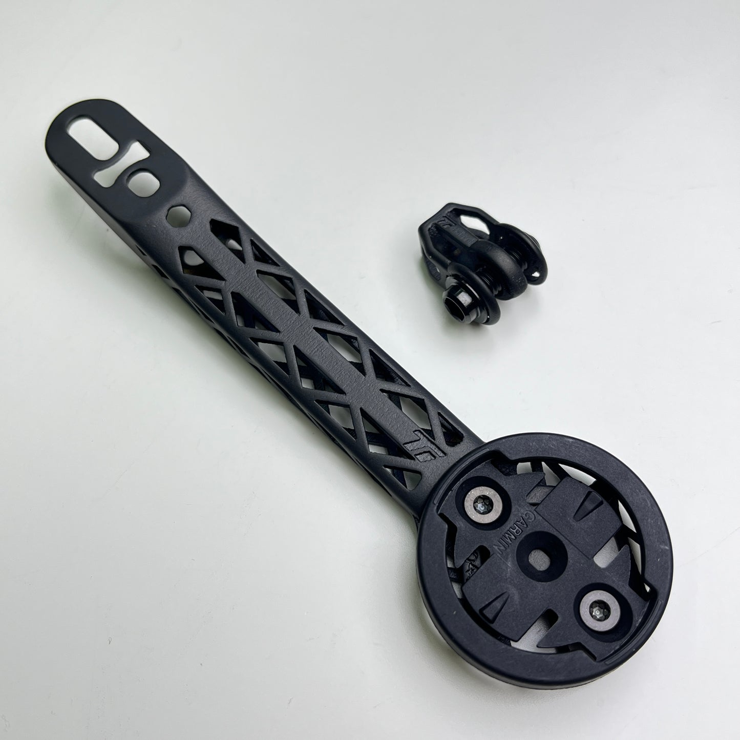 Supporto per computer Cervelo S5 (2023-2026) in titanio con stampa 3D | Garmin Wahoo Bryton