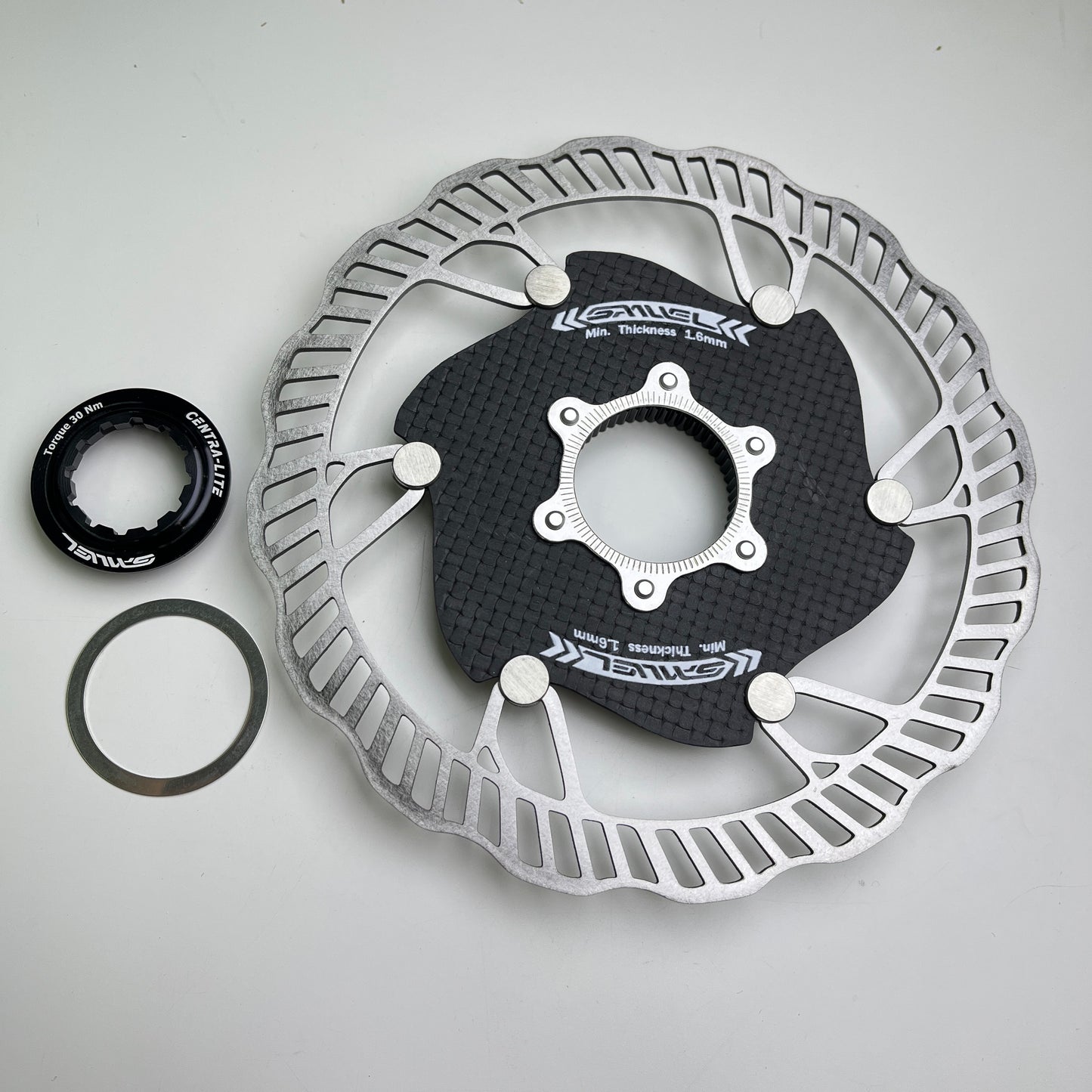 Rotore Centerlock in fibra di carbonio Taiwan Samuel | TC-160