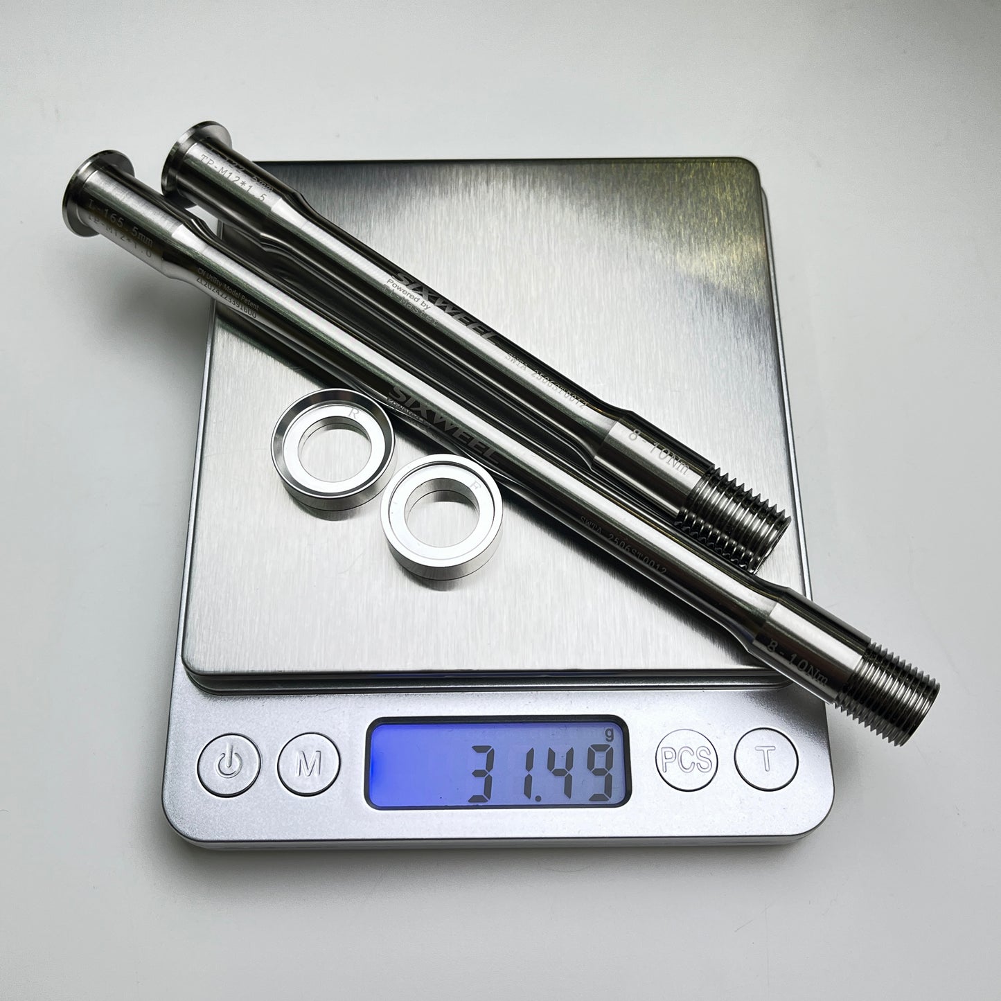 Sixweel 31,49g τιτανίου μέσω άξονα | SCOTT Foil / Addict / RC Pro