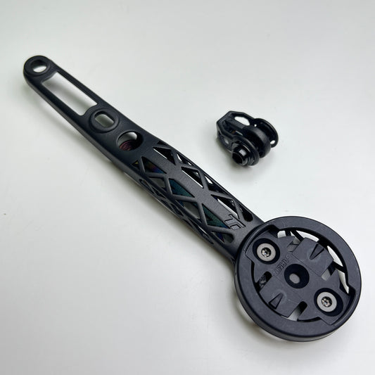 BMC SLR01 ICS2 ICS Carbon EVO Titanium 3D Print Computer Mount | Teammachine Aero Kokpit GoPro Light Bracket pro Garmin 1050 Wahoo Ace