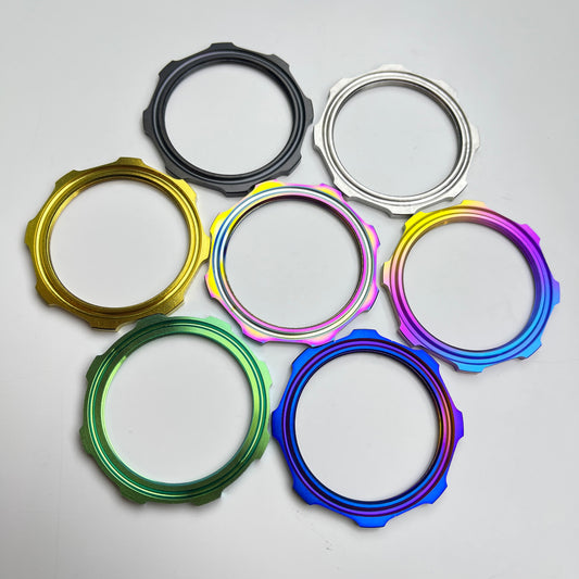 Titanium Campy Centerlock Ring för BORA Ultra WTO Fulcrum Hyperon Shamal Wheelset | Campagnolo Carbon Racing Zero | Grad 5 Tit