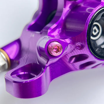13,5 cm: Morsure de tige articulée creuse en acier inoxydable de 22 mm