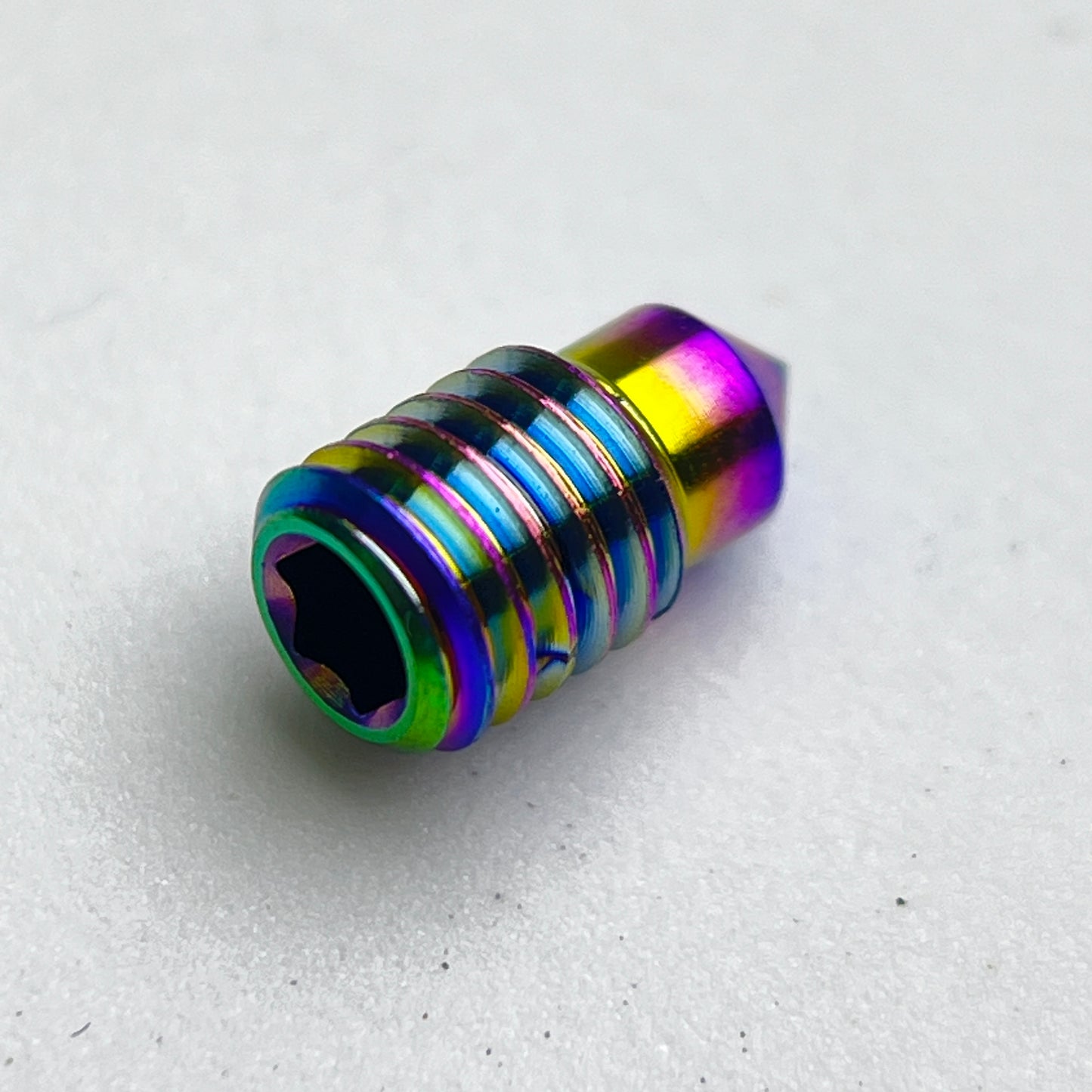 Śruba odpowietrzająca z tytanu 0,4 g | Hope RX4+, montaż płaski