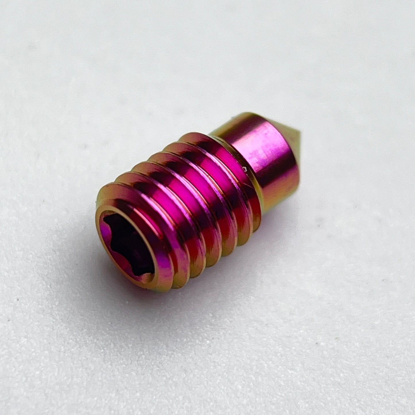 Śruba odpowietrzająca z tytanu 0,4 g | Hope RX4+, montaż płaski