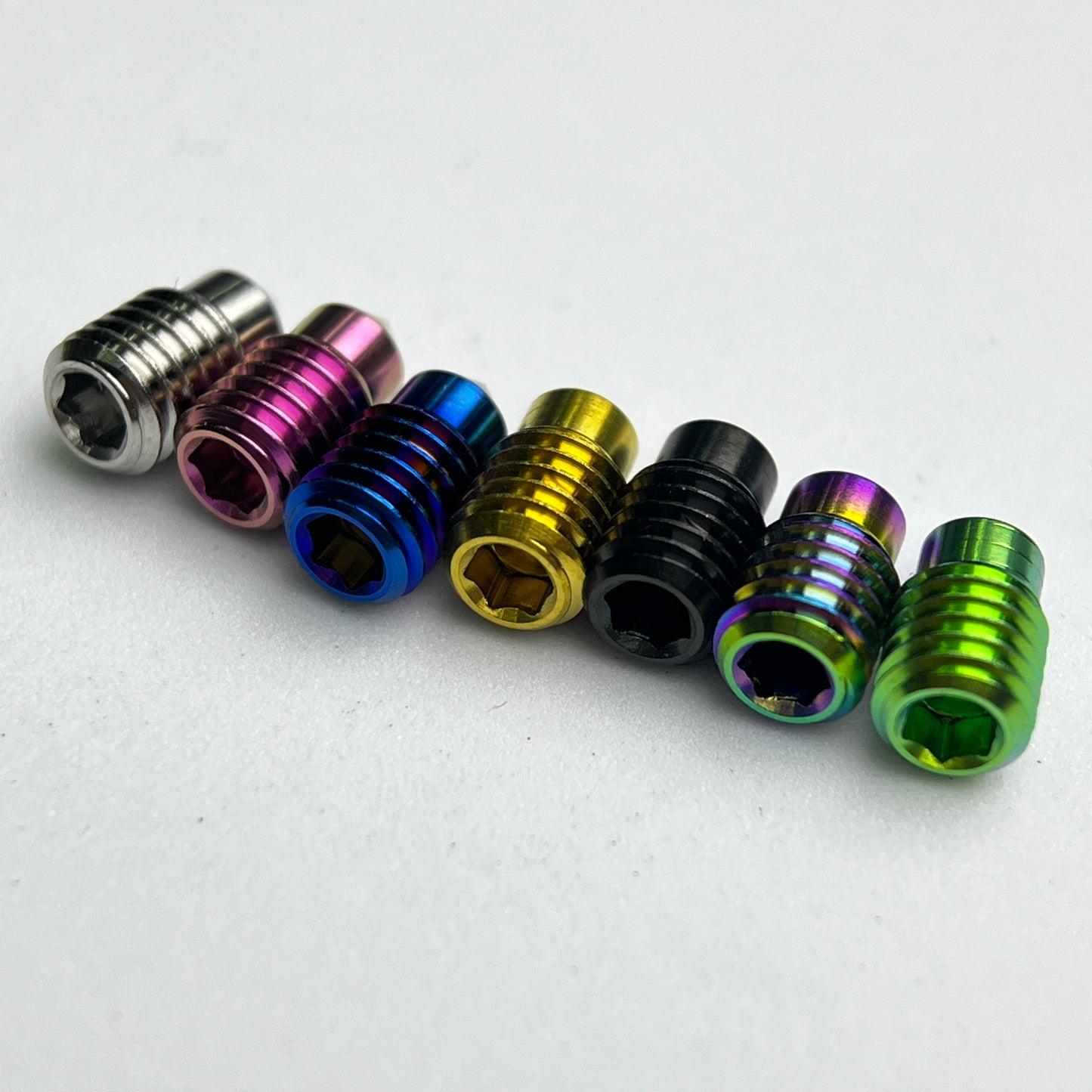 Śruba odpowietrzająca z tytanu 0,4 g | Hope RX4+, montaż płaski