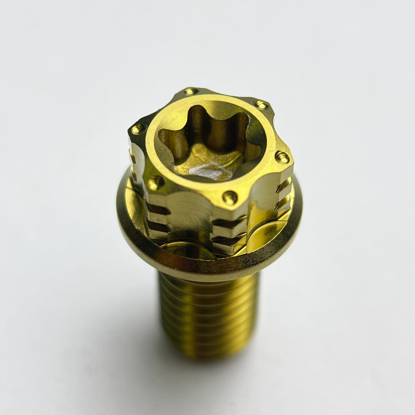 Titanový šroub pro zrcátko motocyklu | Závit pro cyklistické zrcátko M10 p1.25 M8 Ve směru a proti směru hodinových ručiček Torx | Stupeň 5 Ti