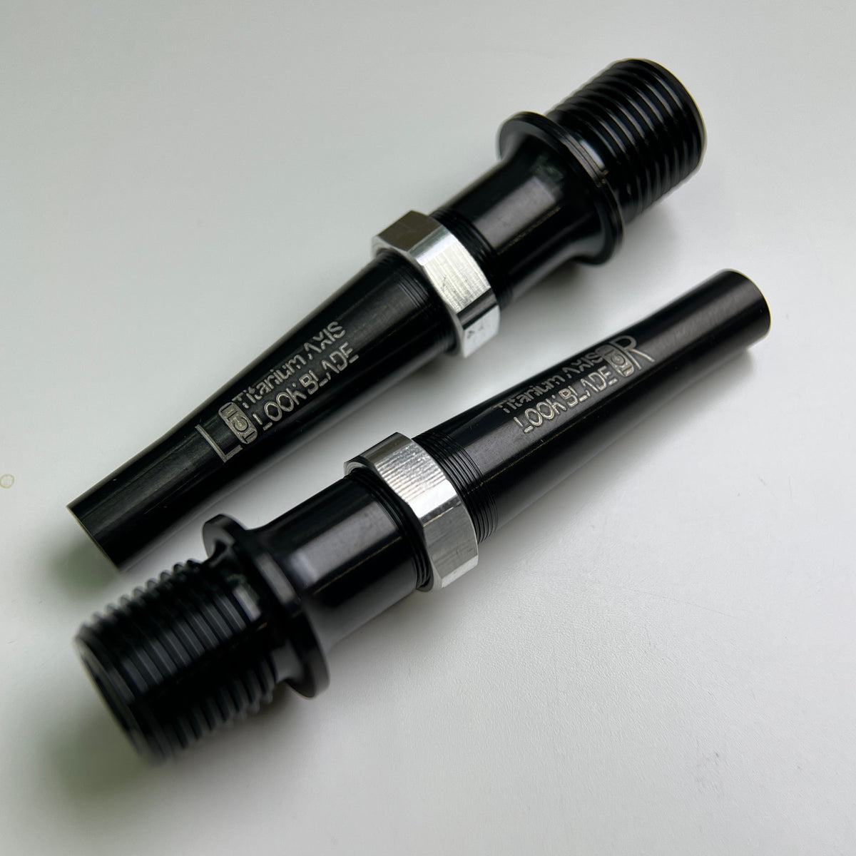 Ti-Parts titanium pedal axle upgrade for LOOK Keo 2 Max and Keo Blade