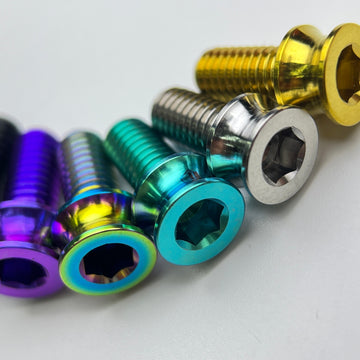 Vis Dérailleur En Titane M5 ISpchen – 2 Pièces, Légères Et Colorées Pour VTT Et Vélo De Route