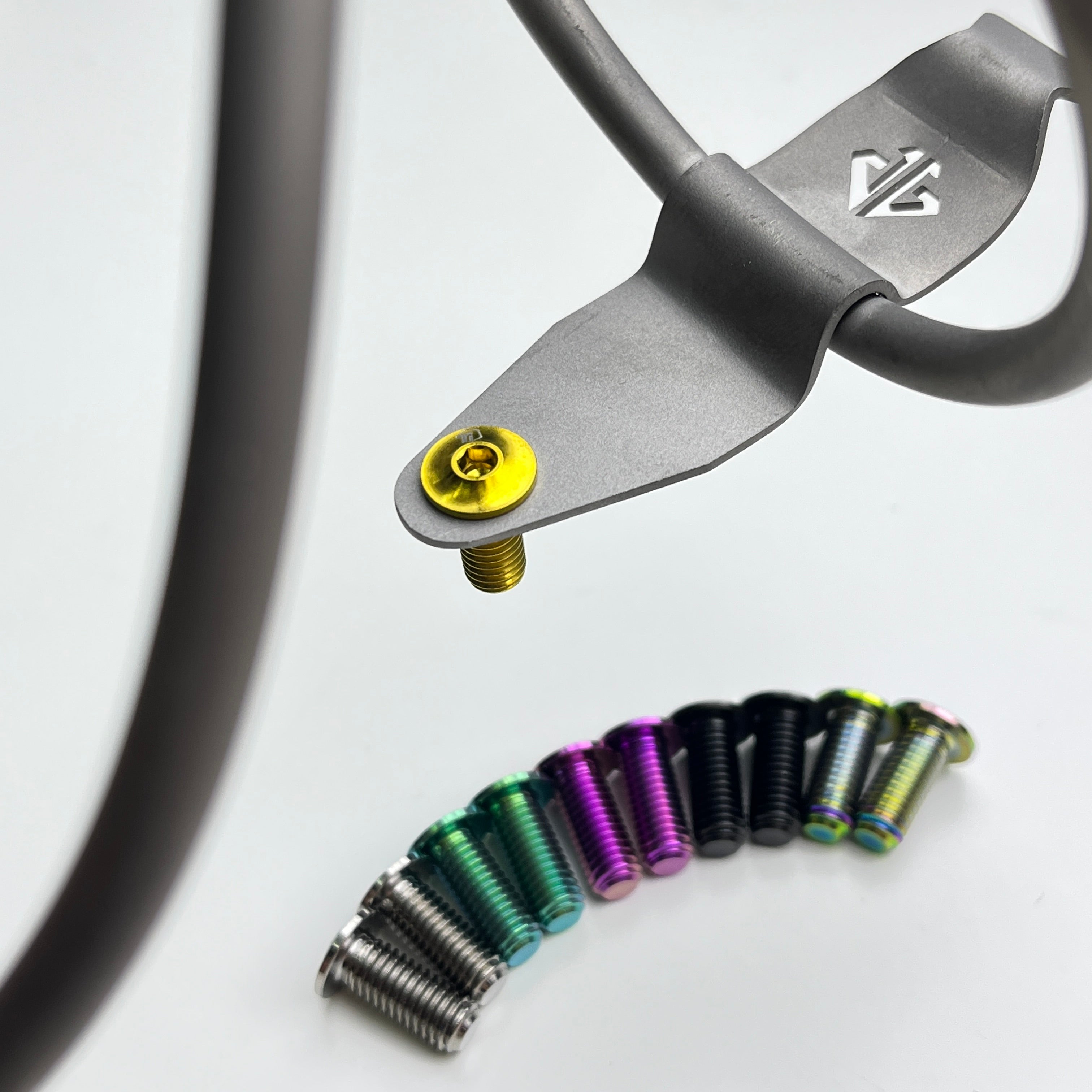 Flat Head Titanium Bolts For Bottle Cage Mounts | Low Profile Fidlock ...
