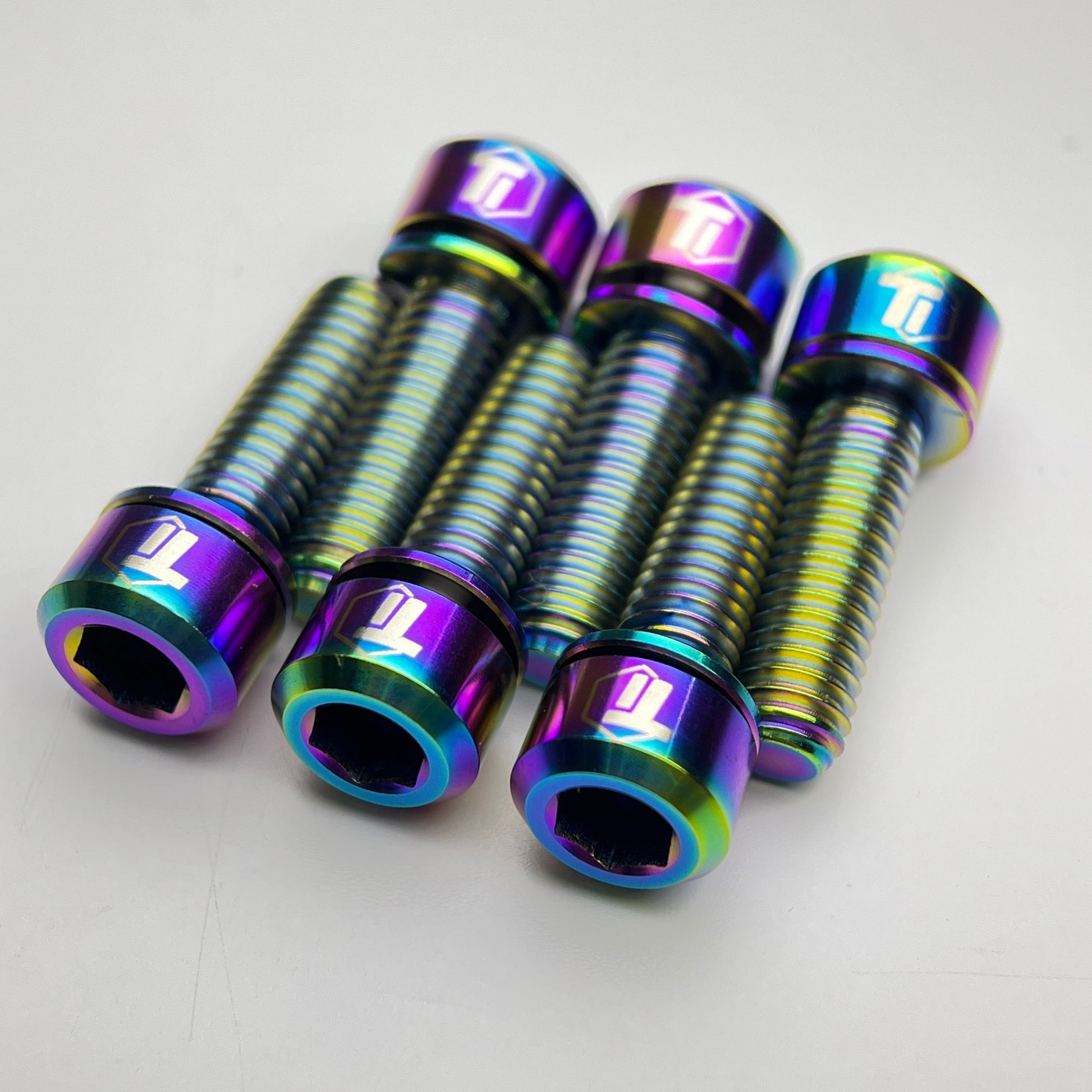 Ti-Parts titanium stem bolts for Deity Copperhead MTB stems