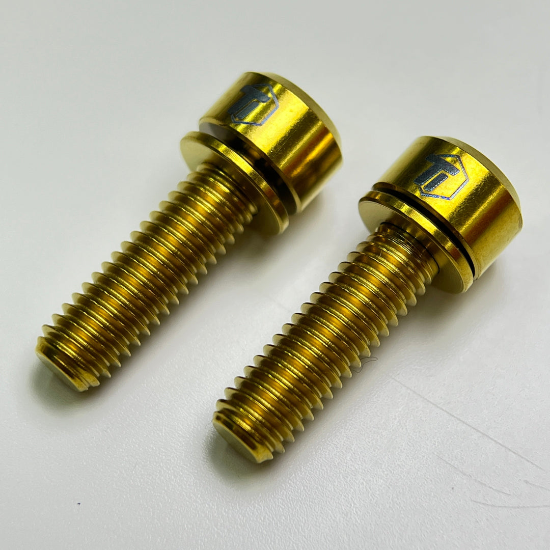 Vis De Frein à Disque Vélo – Lot Boulons Fixes + Rondelles Titane – VTT