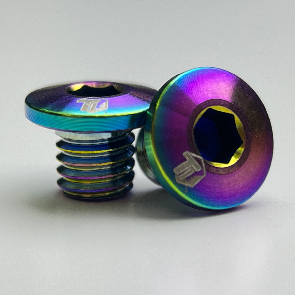 Ti-Parts titanium reservoir bleed screws for Shimano MTB brakes