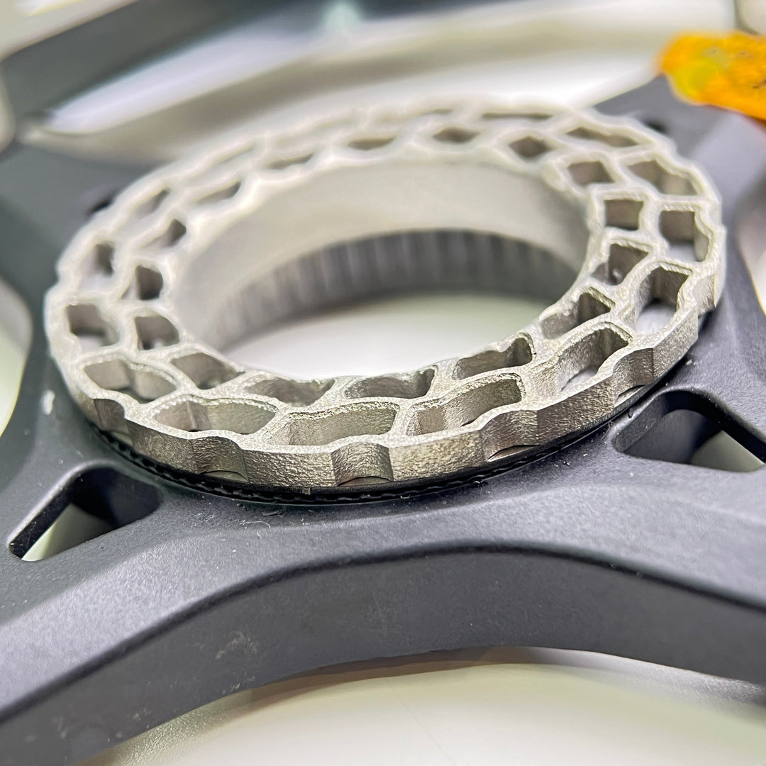 3D Printed Titanium Centerlock Cover for Shimano SRAM | Rotor 
