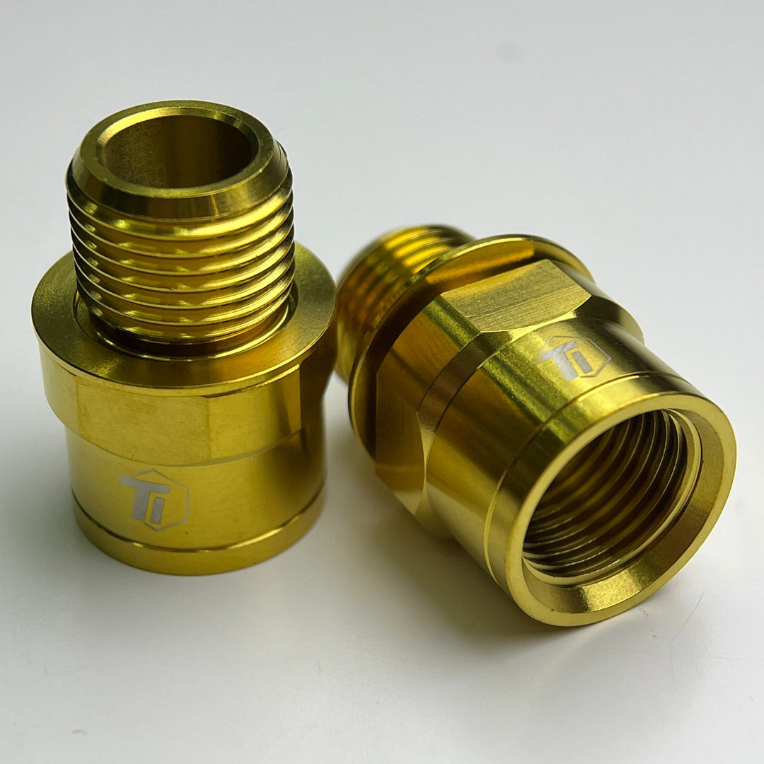 Pedalverlngerung/Abstandshalter aus Titan | 16/20 mm | Q-Faktor anpassen