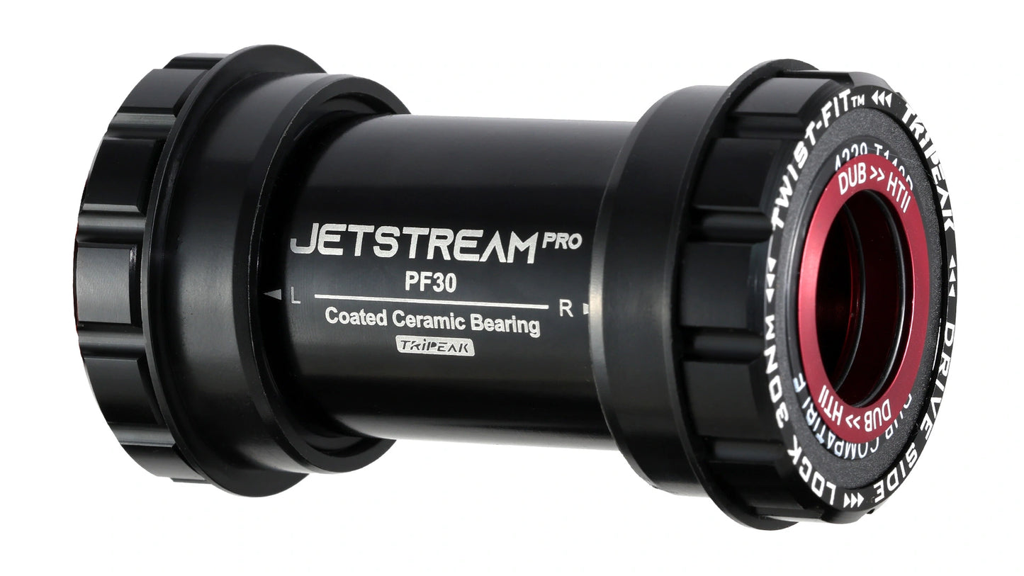 كرسي قاع سيراميك TRiPEAK Jetstream Pro | BSA (68 مم)، ITA (70 مم)، T47 (77.5/86 مم)، BB86 BB30 PF30 (68 مم)، BBRight (79 مم)، BB386 (86.5 مم)