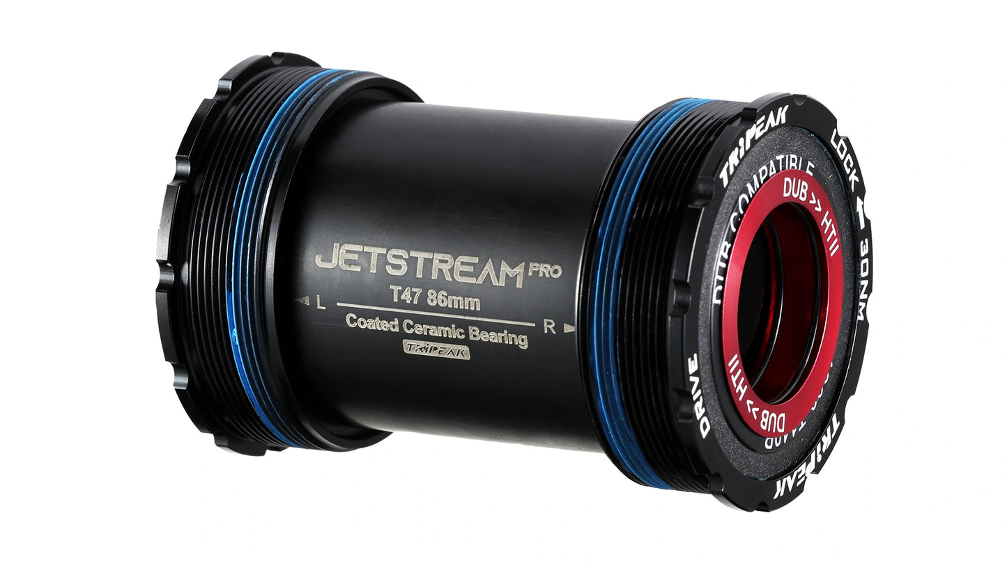 كرسي قاع سيراميك TRiPEAK Jetstream Pro | BSA (68 مم)، ITA (70 مم)، T47 (77.5/86 مم)، BB86 BB30 PF30 (68 مم)، BBRight (79 مم)، BB386 (86.5 مم)