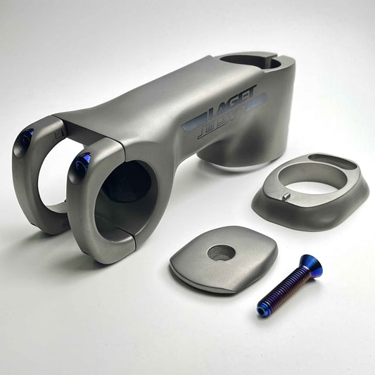 Laget 3D-Printed Titanium Stem | 80-100mm, -7° | Includes Ti Stem Cap, Gasket and Bolts