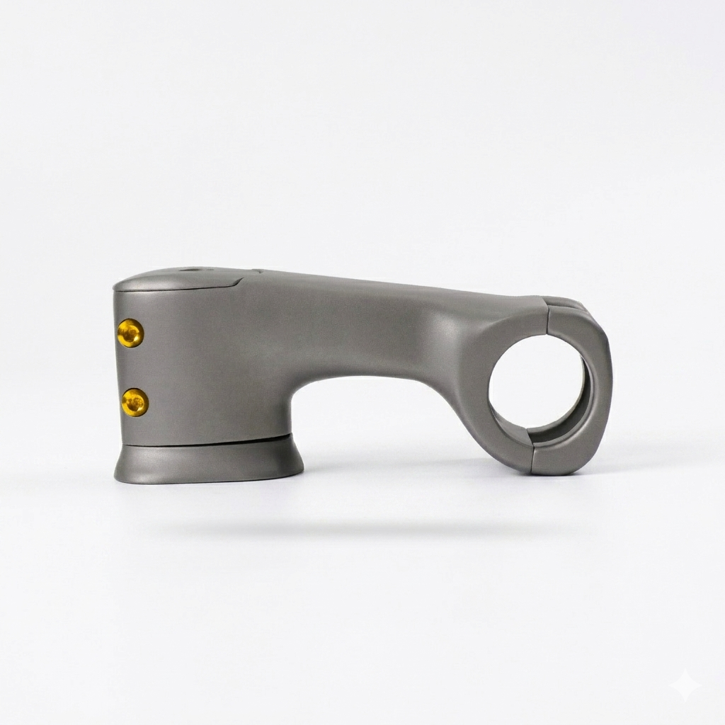 Laget 3D-Printed Titanium Stem | 80-100mm, -7° | Includes Ti Stem Cap, Gasket and Bolts