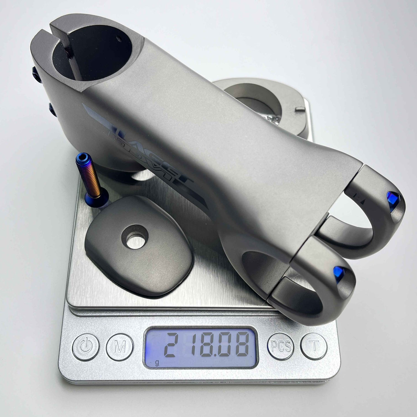 Mesa Laget de Titânio Impressa em 3D | 80-100mm, -7° | Inclui Tampa, Gaxeta e Parafusos de Titânio