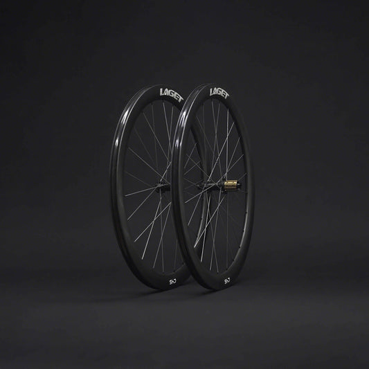 Laget C45 Carbon Disc Wheelset | 1238g, 45mm Depth, Titanium Spokes