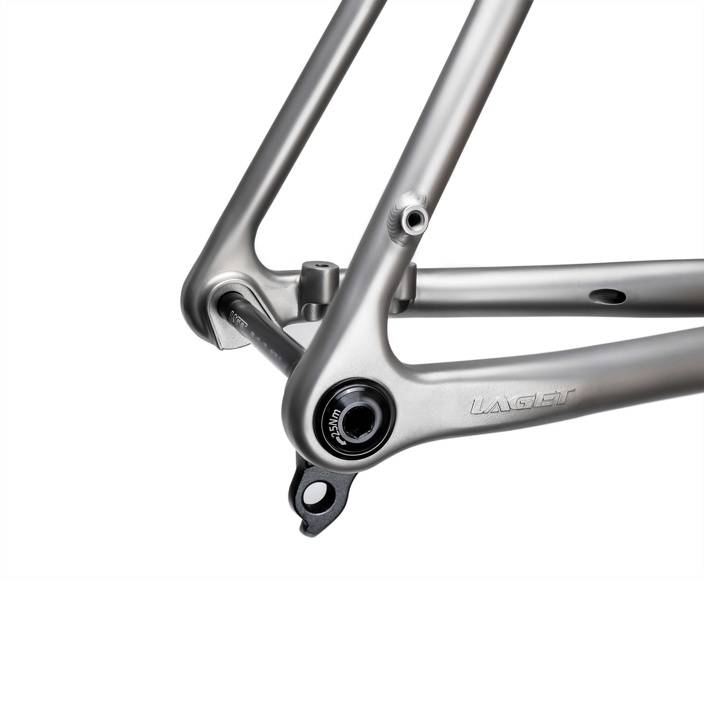 Laget Discovery One Titanium Gravel Frameset | 3D-Printed Titanium | 1450g (S) | 700x50c
