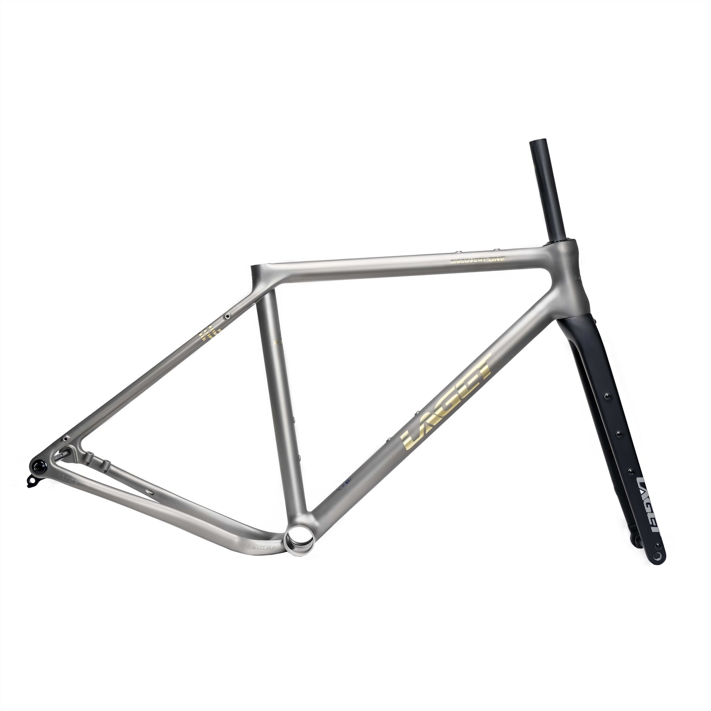 Laget Discovery One Titanium Gravel Frameset | 3D-Printed Titanium | 1450g (S) | 700x50c