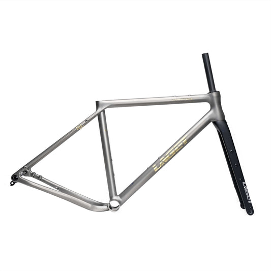 Laget Discovery One Titanium Gravel Frameset | 3D-Printed Titanium | 1450g (S) | 700x50c