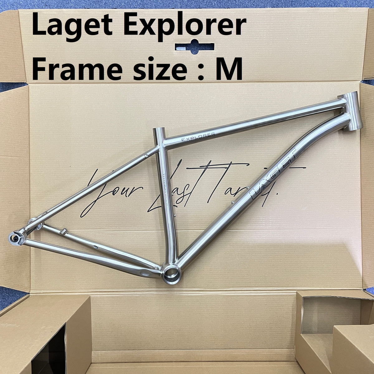 Laget EXPLORER Titanium MTB Frameset | 1600g (S) | 29x2.3"