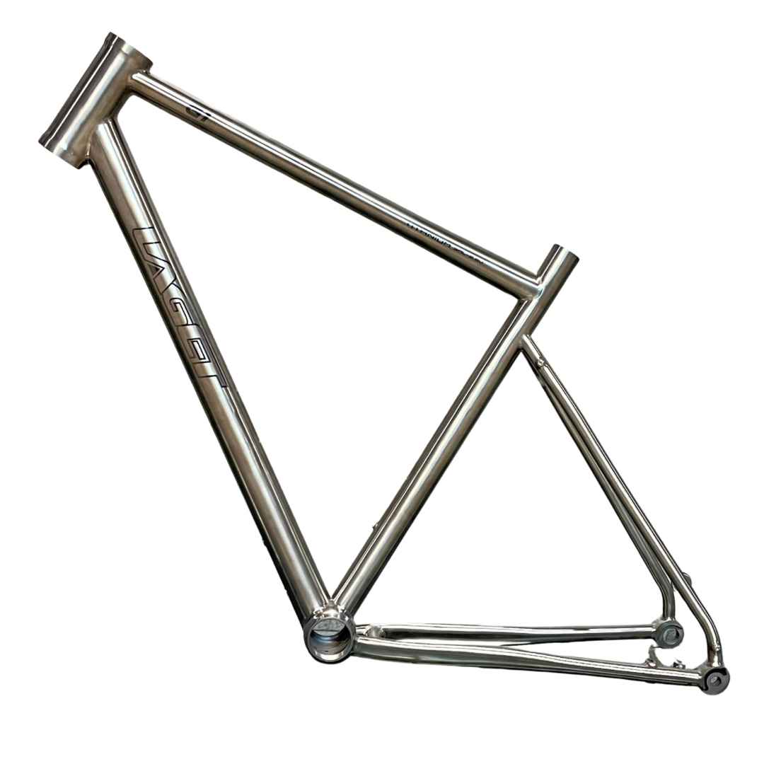 Cuadro Laget G1 de titanio para Gravel | 1600g (S) | 700c/650b | Bikepacking y cicloturismo