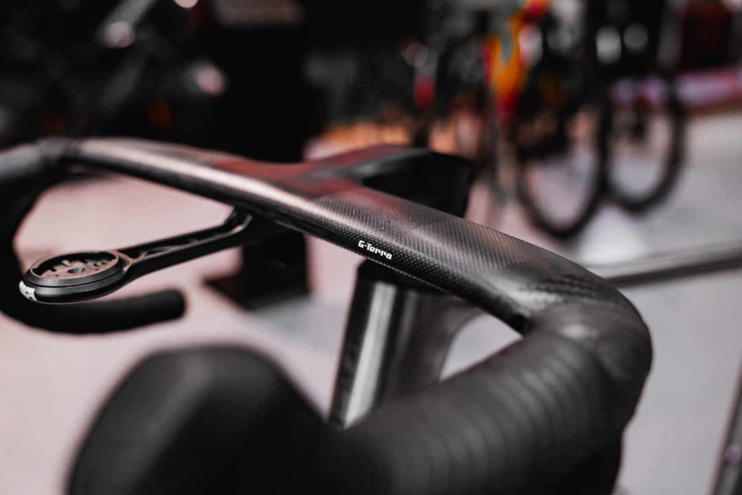 gravel bike handlebars GANNA G-Terra Carbon Integrated Handlebar Kettler Quadriga P5 RT Tactical Grösse:LS - Women Top cap and outer