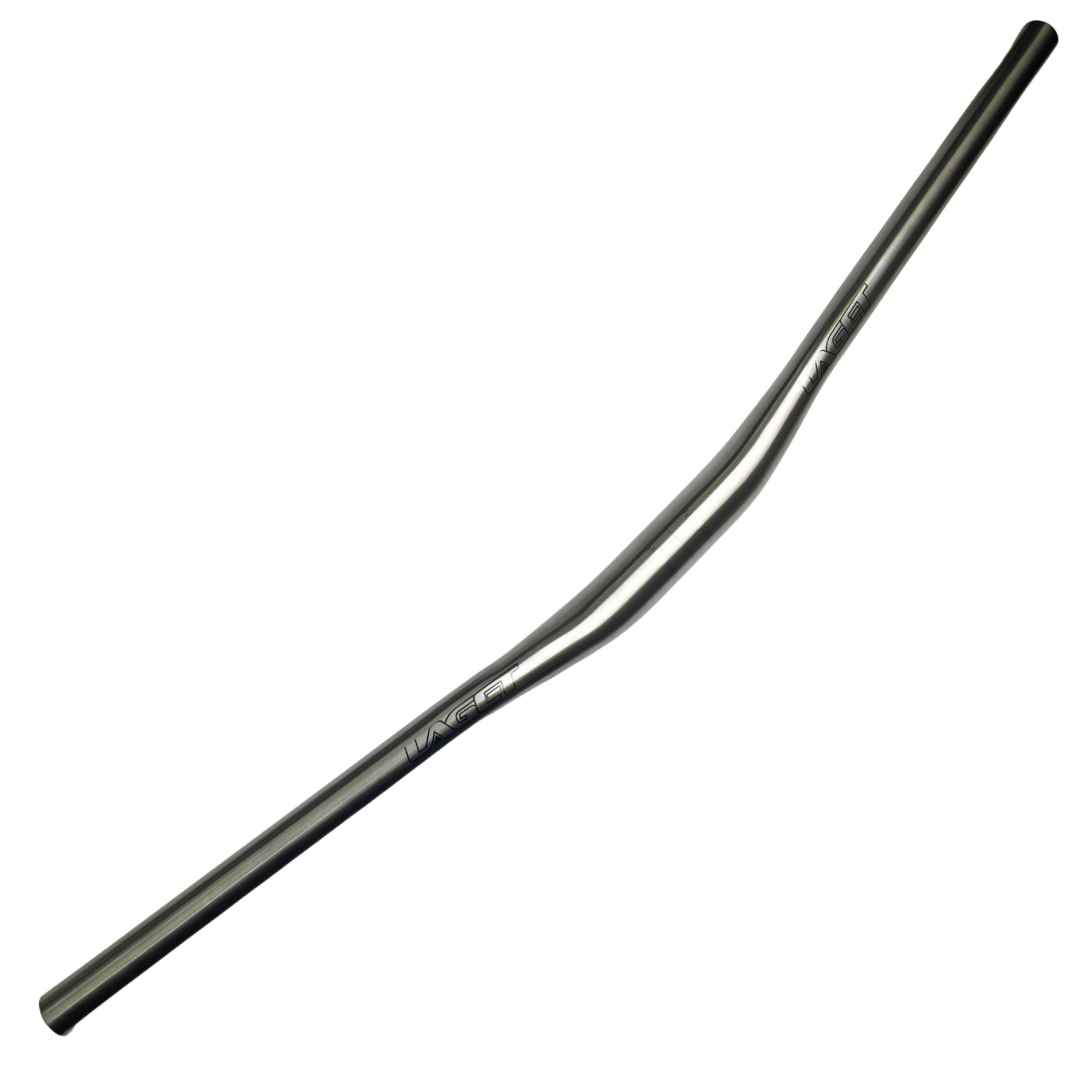 Guidão Laget Riser Titânio | 720 mm de comprimento, 20 mm de elevação | MTB