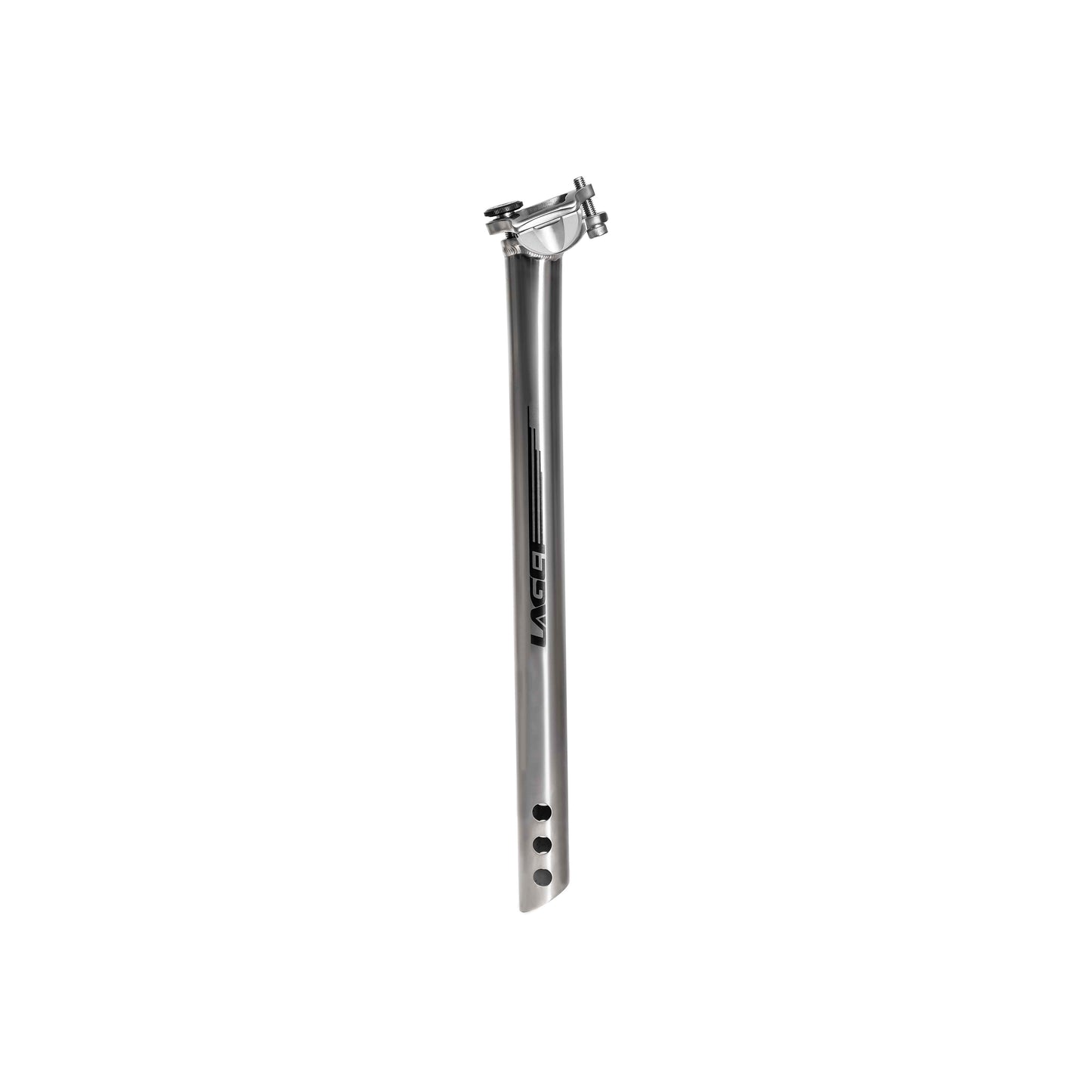 Laget Titanium Straight Seatpost | 0mm (Zero)-Offset, 27.2/31.6mm