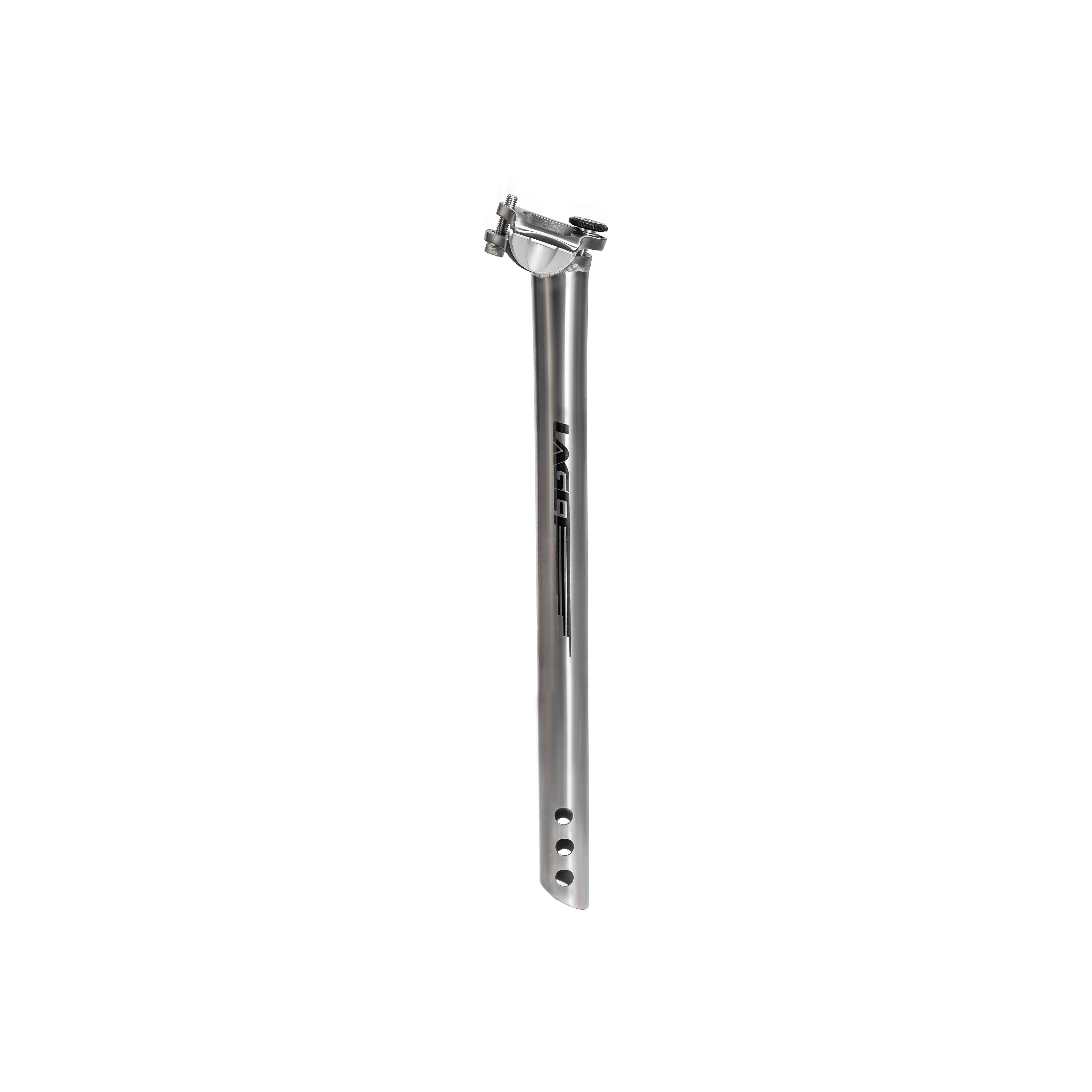 Laget Titanium Straight Seatpost | 0mm (Zero)-Offset, 27.2/31.6mm
