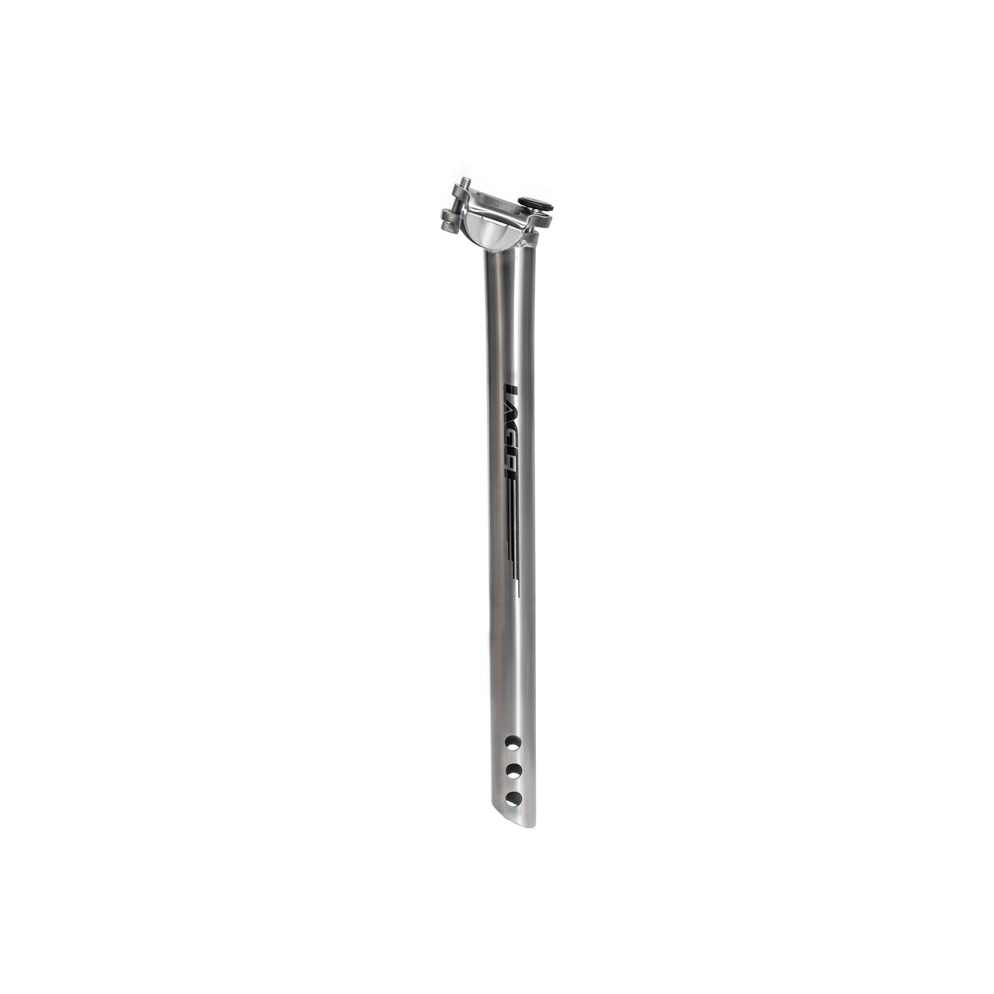 Laget Titanium Straight Seatpost | 0mm (Zero)-Offset, 27.2/31.6mm
