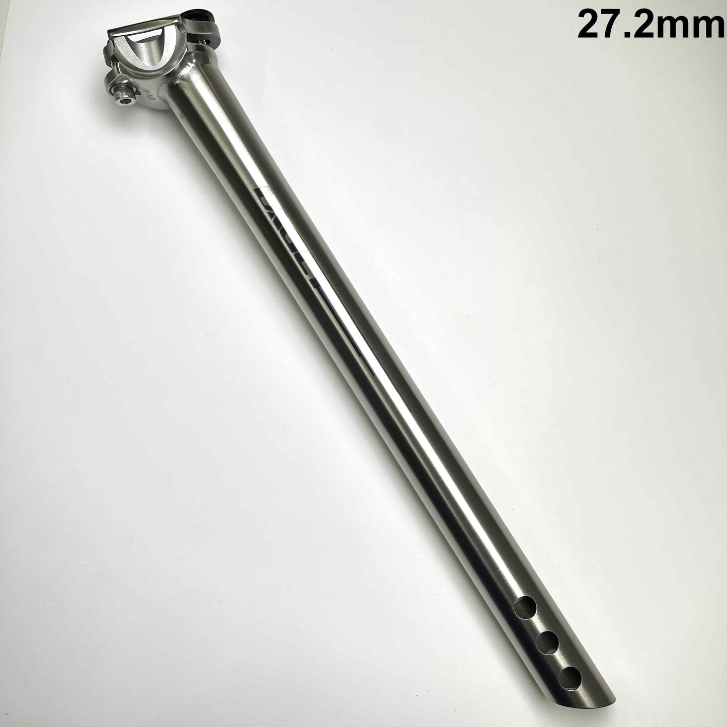 Tige de Selle Droite en Titane Laget | Zéro déport, 27,2/31,6 mm