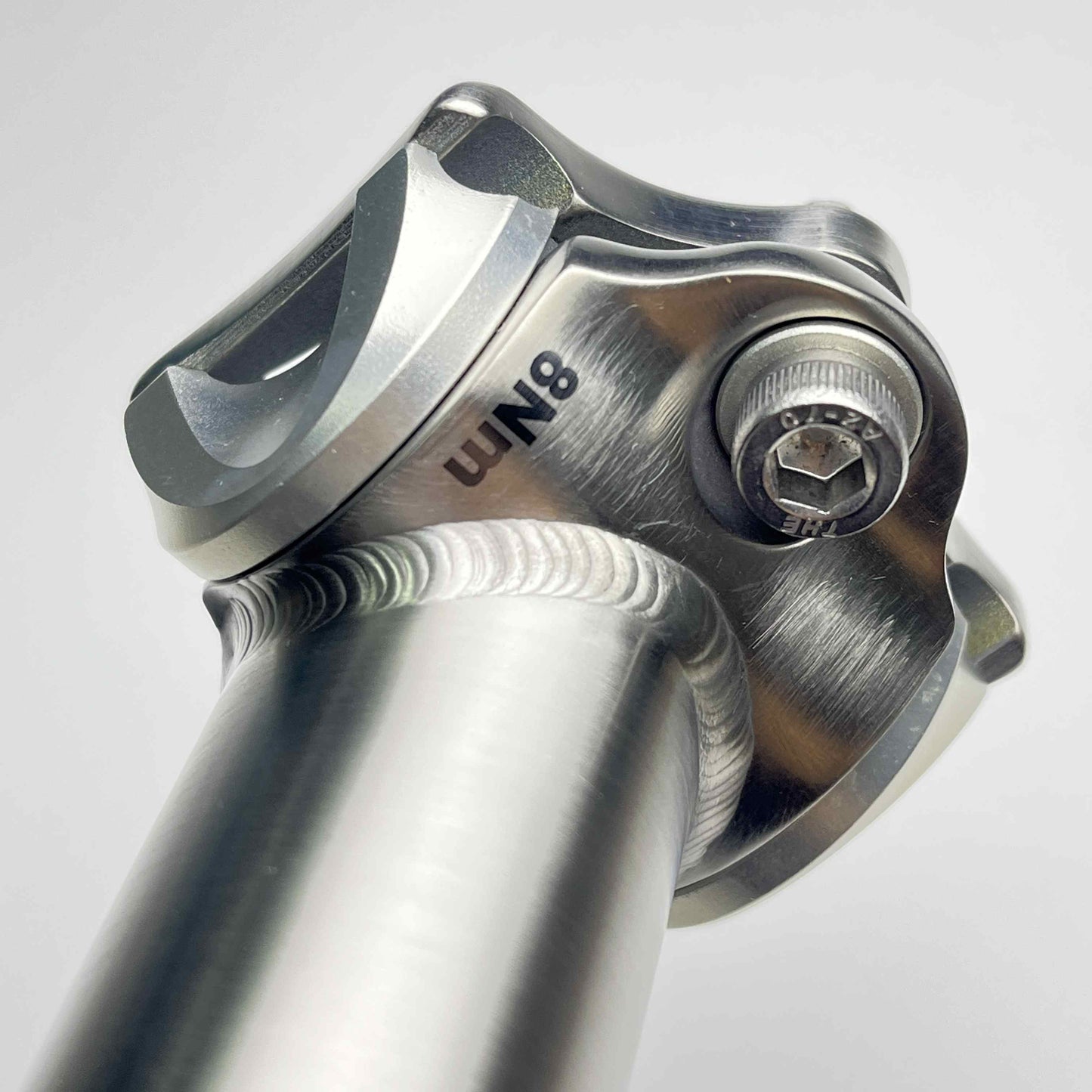Tige de Selle Droite en Titane Laget | Zéro déport, 27,2/31,6 mm