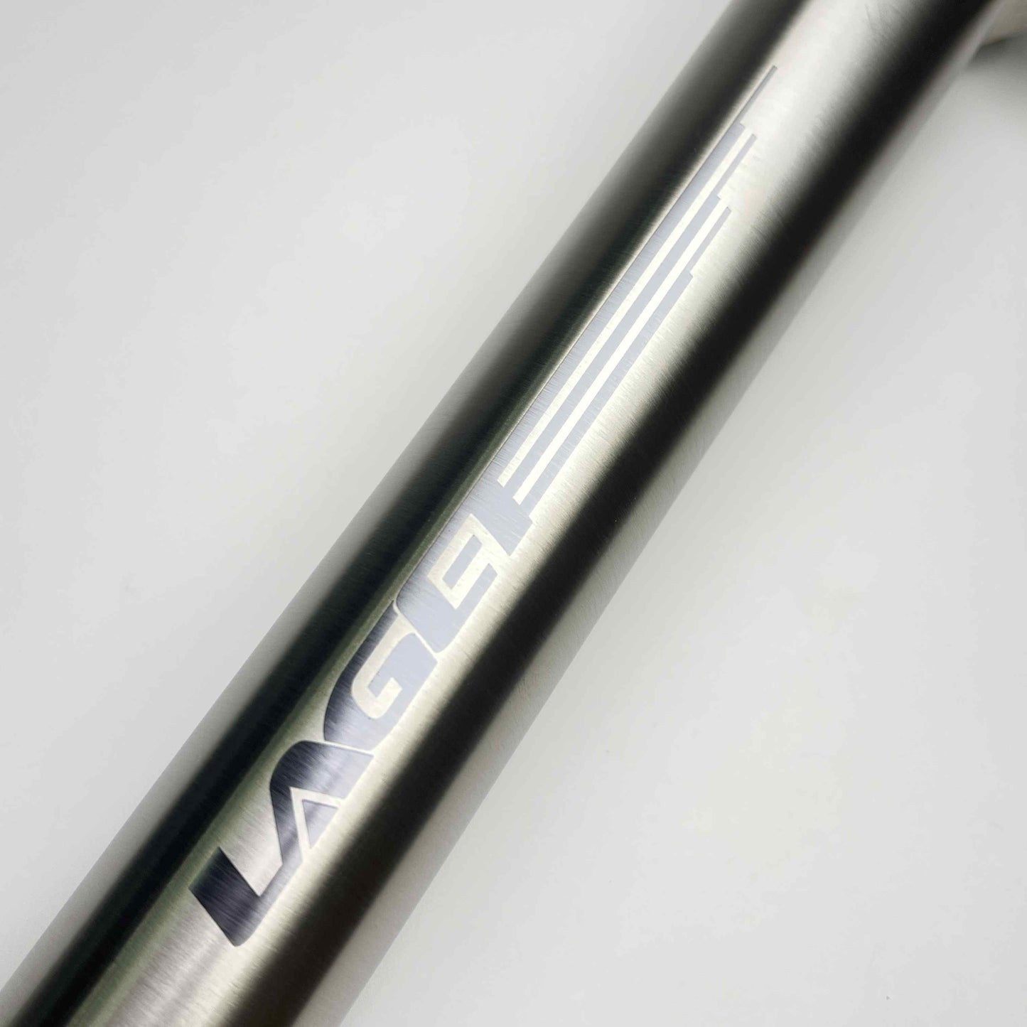 Tige de Selle Droite en Titane Laget | Zéro déport, 27,2/31,6 mm