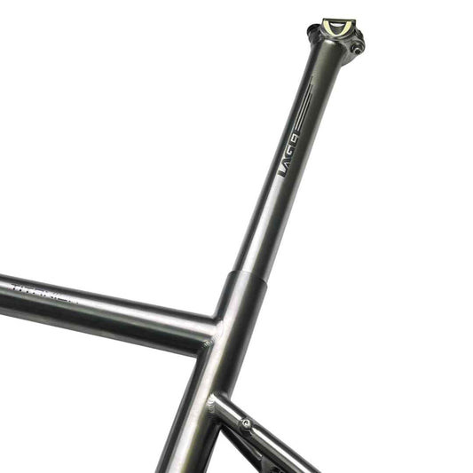 Laget Titanium Straight Seatpost | 0mm (Zero)-Offset, 27.2/31.6mm