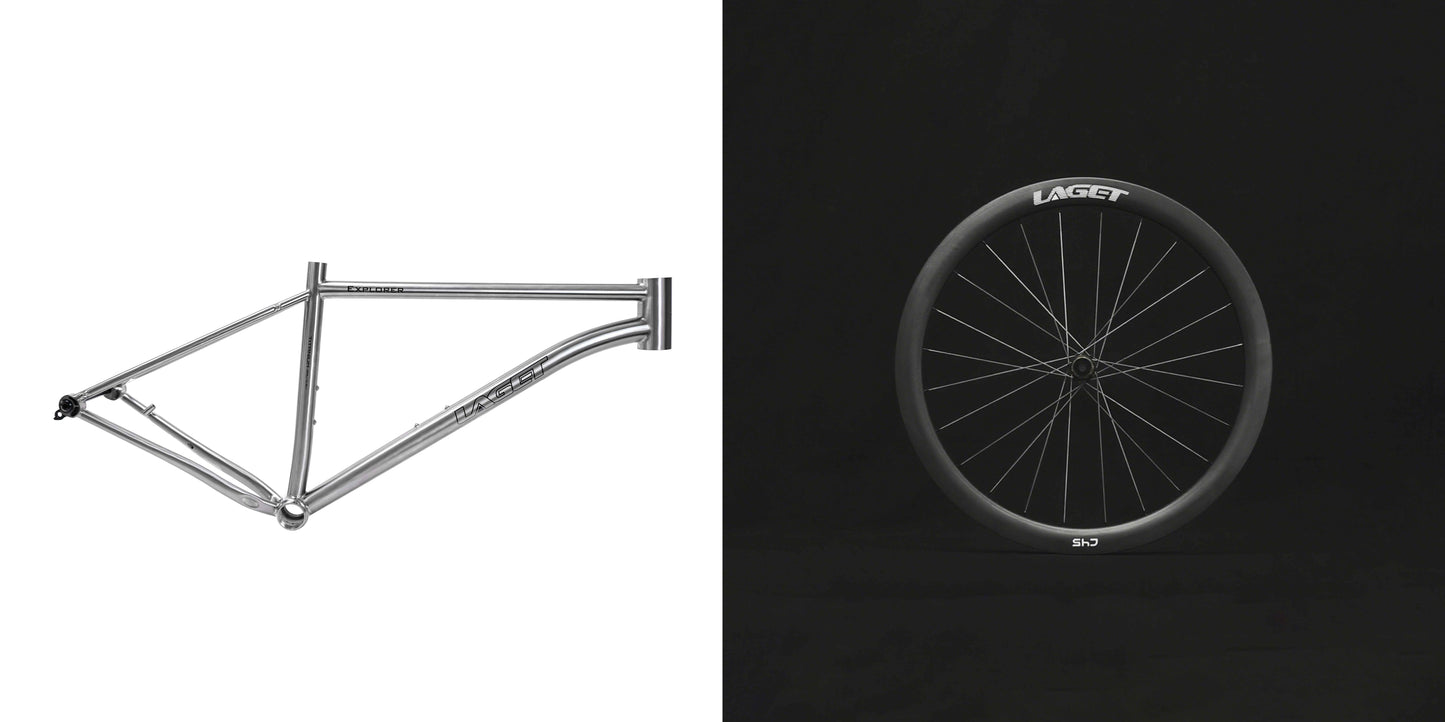 Laget Explorer Titanium MTB Frameset | 1600g (S) | 29x2.3"